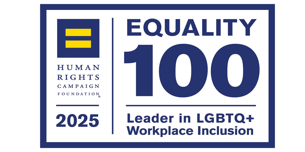 Human Right Campaign Foundation - 2025 Equality 100 - Leader in LGBTQ+ Workplace Inclusion